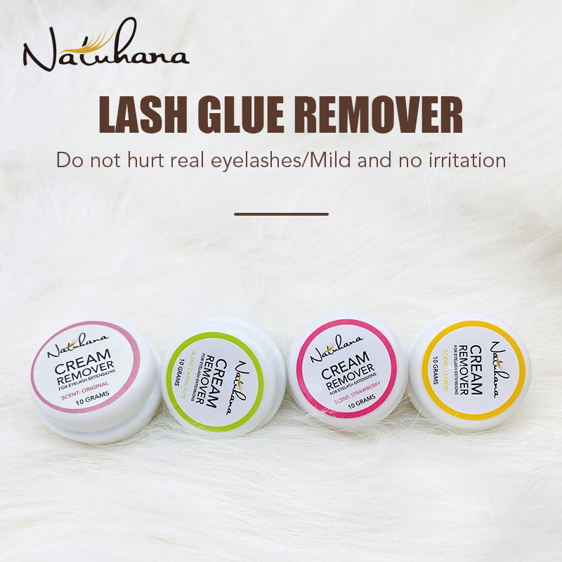 Eyelash Extension Wash - ナチュハナ プロフェッショナル ラッシュグルーリムーバークリーム クイックアンローディング接着剤 まつげエクステリムーバークリーム 簡単メイクツール