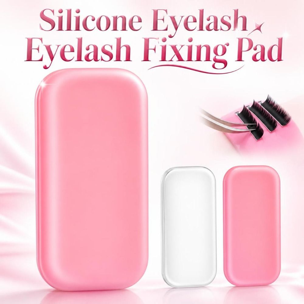 Lash Tray Organizer - まつげエクステ用額用ステッカーパッド シリコン製透明 まつげ移植用トレイスタンド パレットパッド まつげトレイホルダー ツール