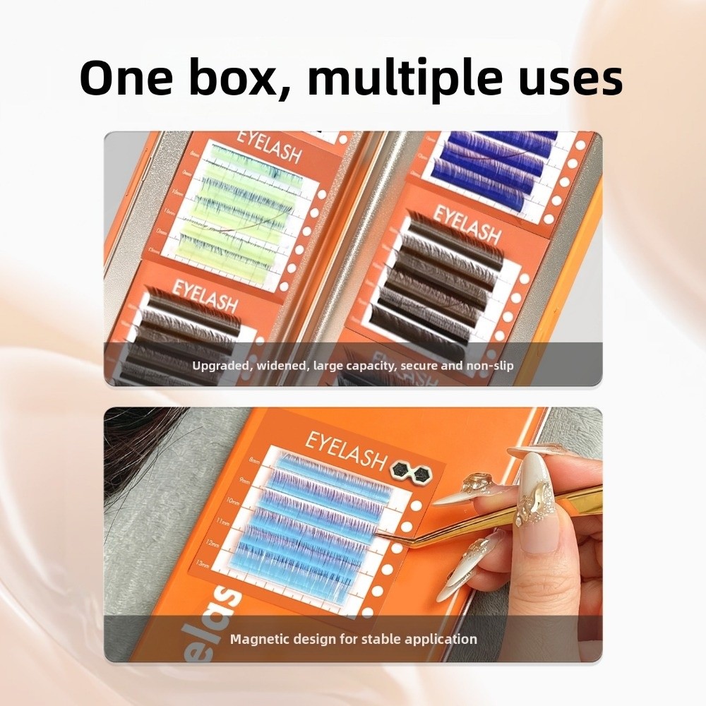ポータブル磁気収納ボックス まつげ用 省スペース ディスプレ - Lash Tray Organizer のレビューと価格