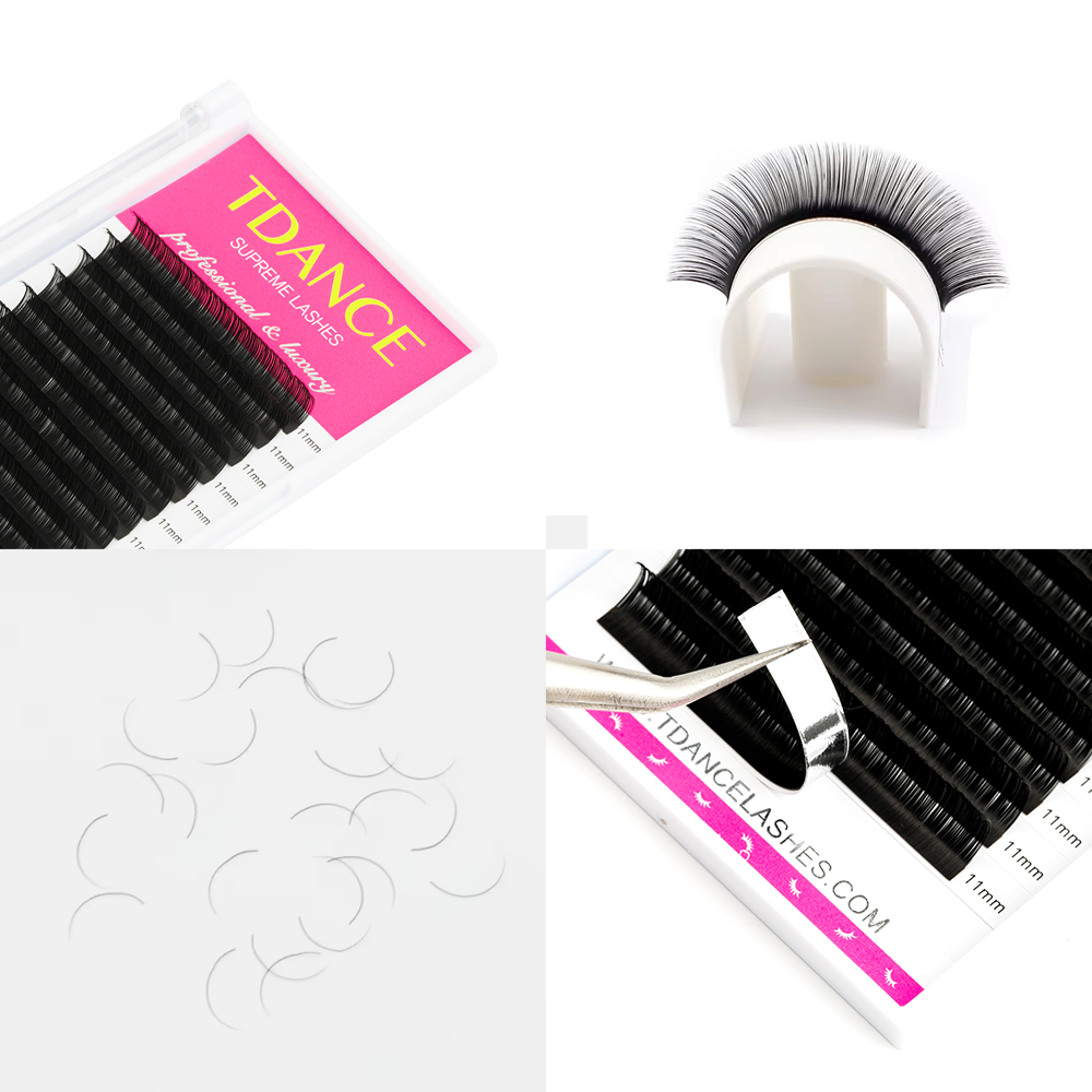 TDANCE まつげエクステンション 16 行韓国 PBT  - Funny Eyelash Extension のレビューと価格
