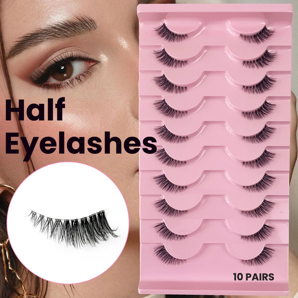AMSDCN 10 ペアの 3D 合成ミンクまつげ、高品質エ - Eyelash Extension Medium のレビューと価格