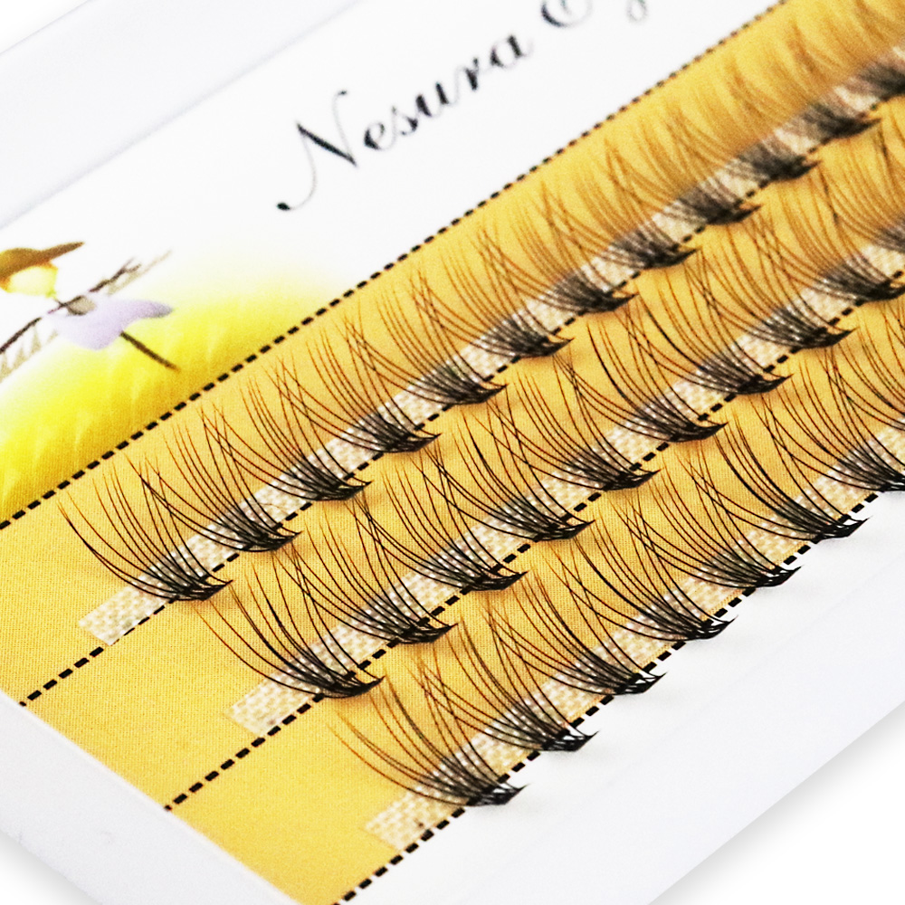 10Dフェイクミンクまつげクラスター ロシアンボリューム 3 - Eyelash Extension Remover At Home のレビューと価格
