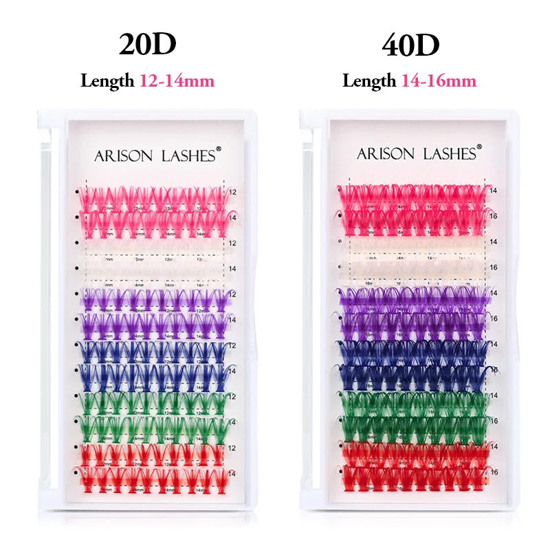 アリソン-セグメント化されたビーム,個別のクラスター,ハロウ - Funny Eyelash Extension のレビューと価格
