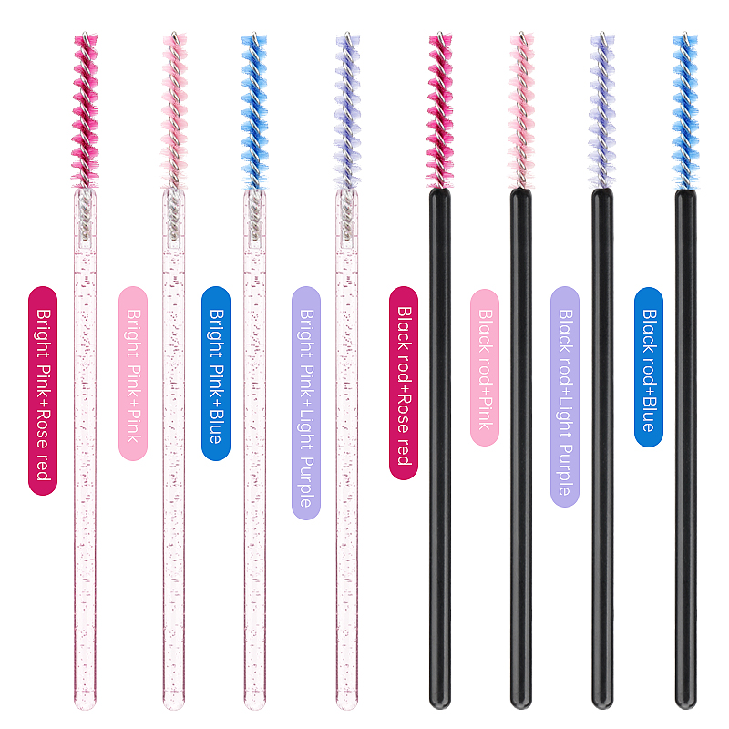 50 個使い捨てまつげメイクブラシクリスタル眉毛コームマスカ - Eyelash Extension For Beginners のレビューと価格