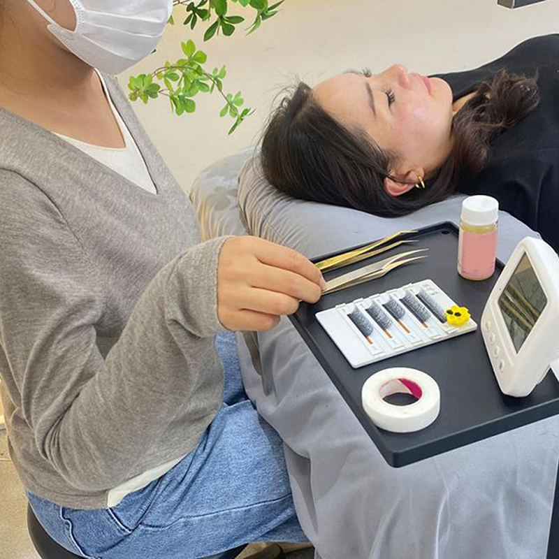 【M】1個入り調整可能なまつげトレイホルダー、リングライト用 - Eyelash Extension Course のレビューと価格