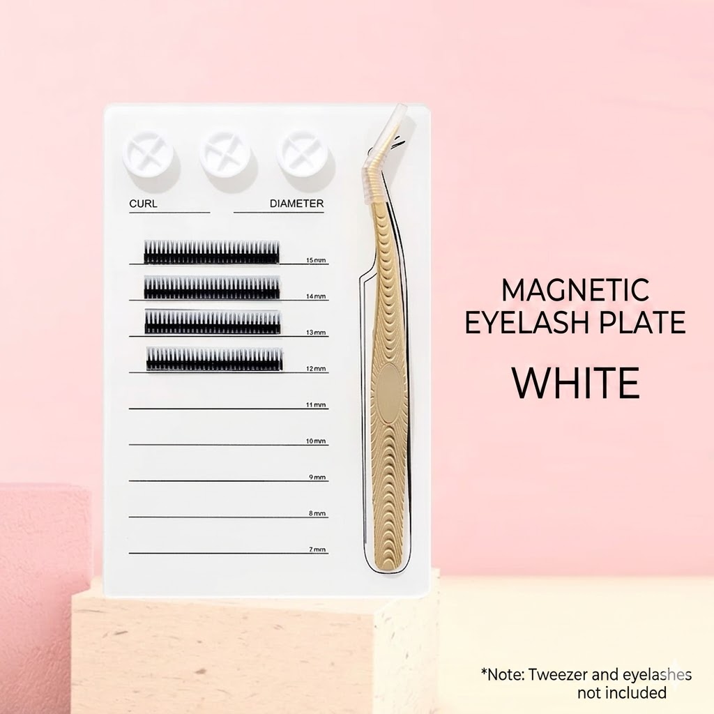 マグネット式まつげエクステパレット＆グルーホルダーパッド、ア - Lash Tray Organizer のレビューと価格