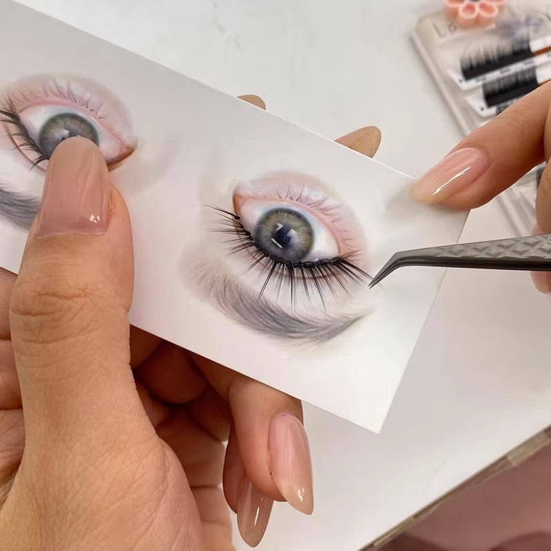 初心者向け再利用可能まつげマッピングカード - まつげデザイ - Eyelash Extension Course のレビューと価格