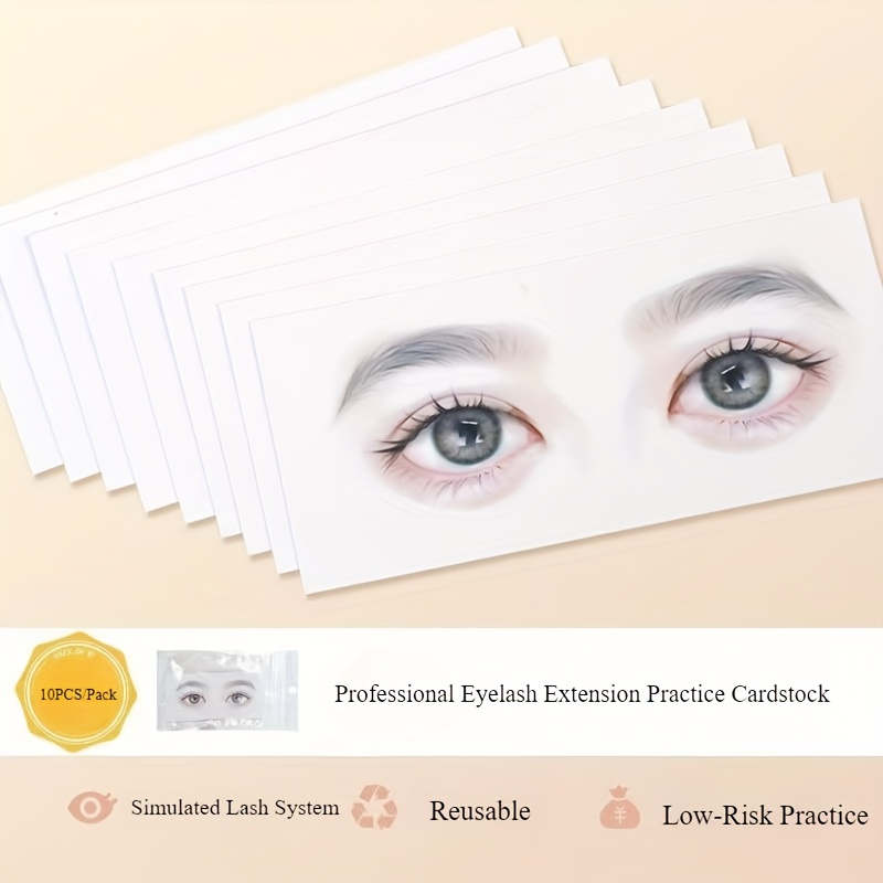 初心者向け再利用可能まつげマッピングカード - まつげデザイ - Eyelash Extension Course のレビューと価格