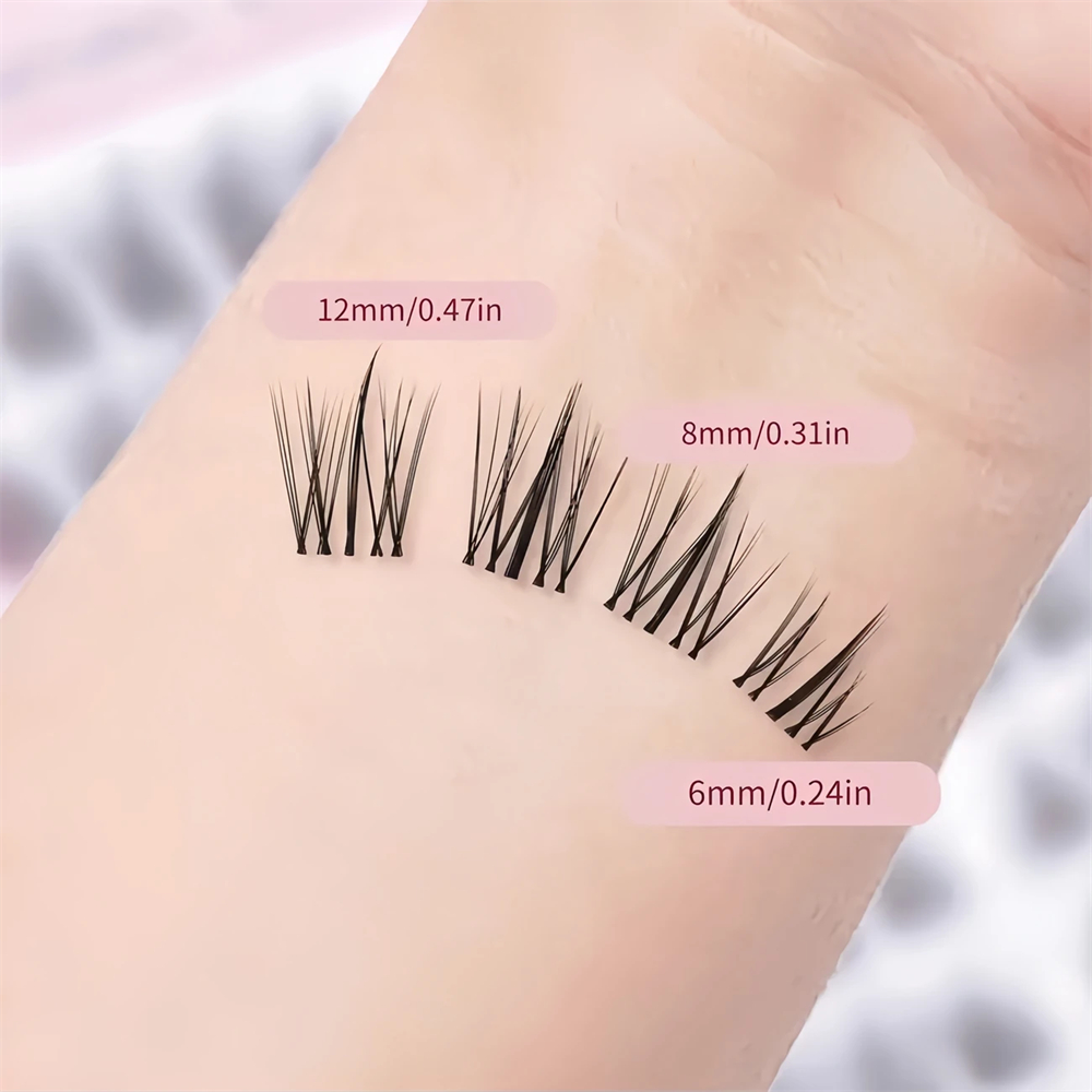 32列の漫画風つけまつげ、高品質な束状つけまつげ、マンガ風つ - Eyelash Extension For Men のレビューと価格