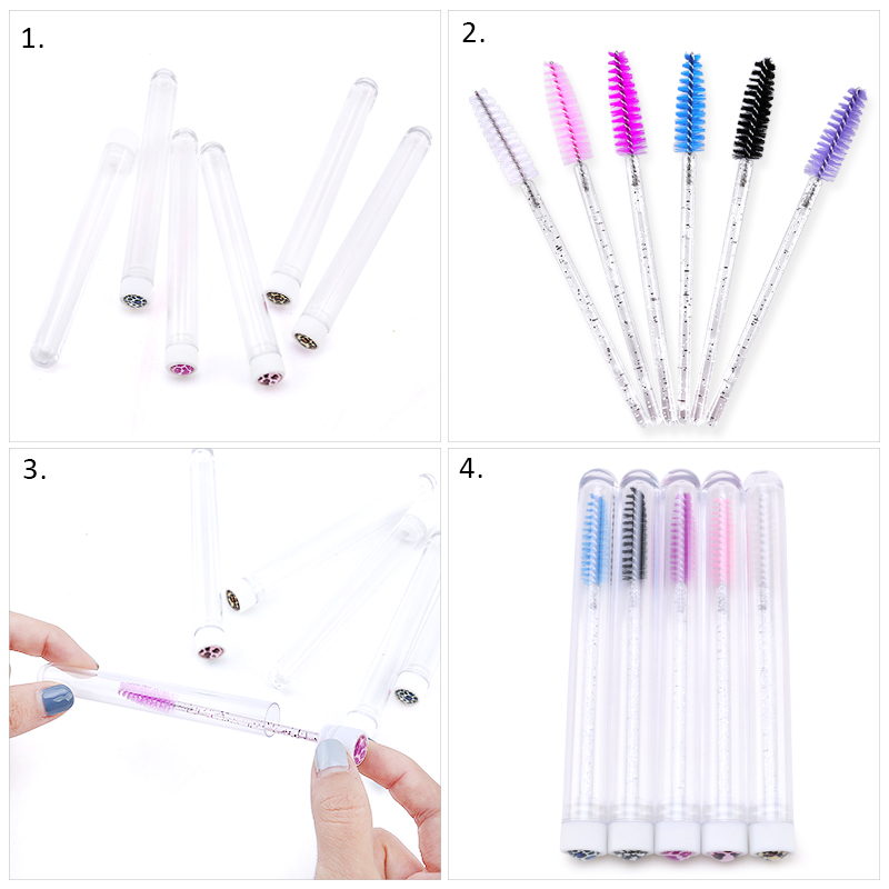 再利用可能なまつげチューブ,まつげエクステ用の使い捨てまつげ - Eyelash Extension For Beginners のレビューと価格