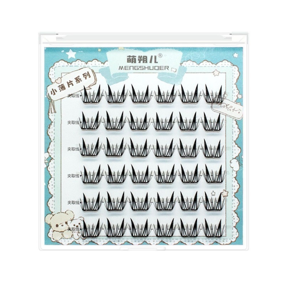 ファッション性の高い、ふんわりとした、接着剤不要のつけまつげ - Eyelash Extension For Men のレビューと価格
