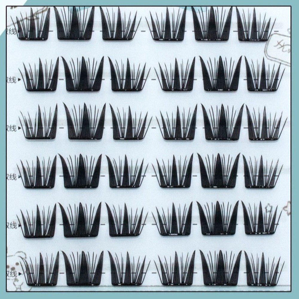 ファッション性の高い、ふんわりとした、接着剤不要のつけまつげ - Eyelash Extension For Men のレビューと価格