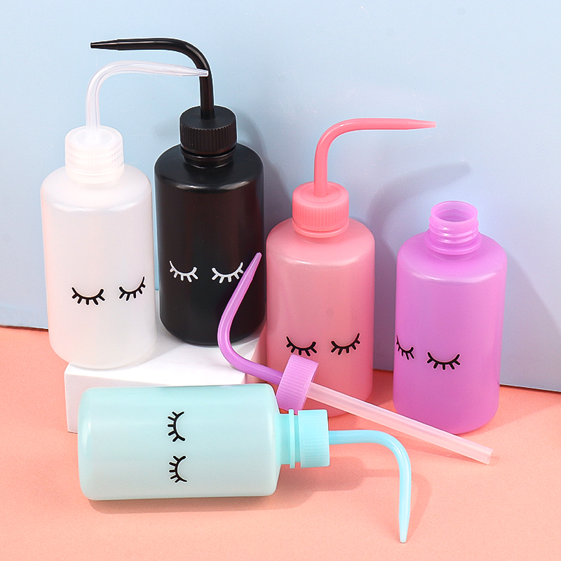 まつげエクステ用カーブノズルウォッシュボトル、多色プラスチッ - Eyelash Extension Wash のレビューと価格