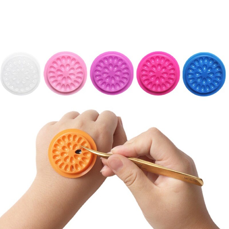 100 個まつげ接着剤ホルダーまつげエクステンション用品接着 - Lash Tray Organizer のレビューと価格
