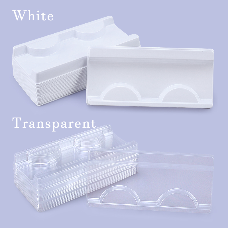 10/40 個プラスチックまつげトレイ白透明 25 ミリメー - Lash Tray Organizer のレビューと価格