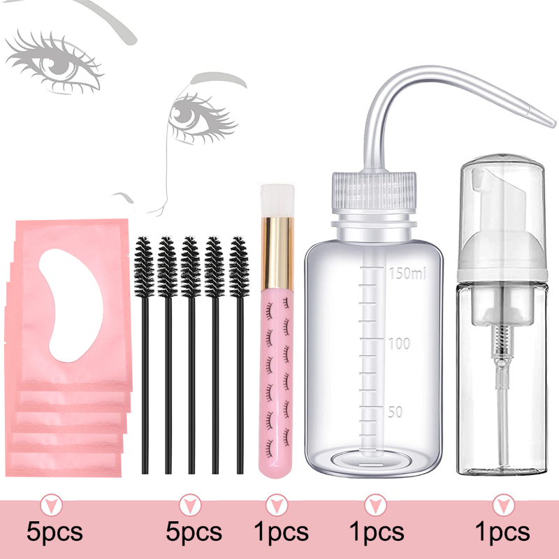 13 個まつげエクステンションクリーニングキット 5 in  - Eyelash Extension Wash のレビューと価格