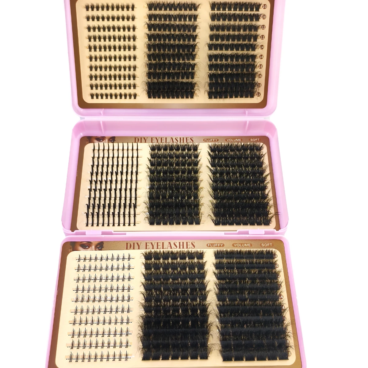 DIYまつげブック ラッシュクラスター 90列 780ファン - Funny Eyelash Extension のレビューと価格