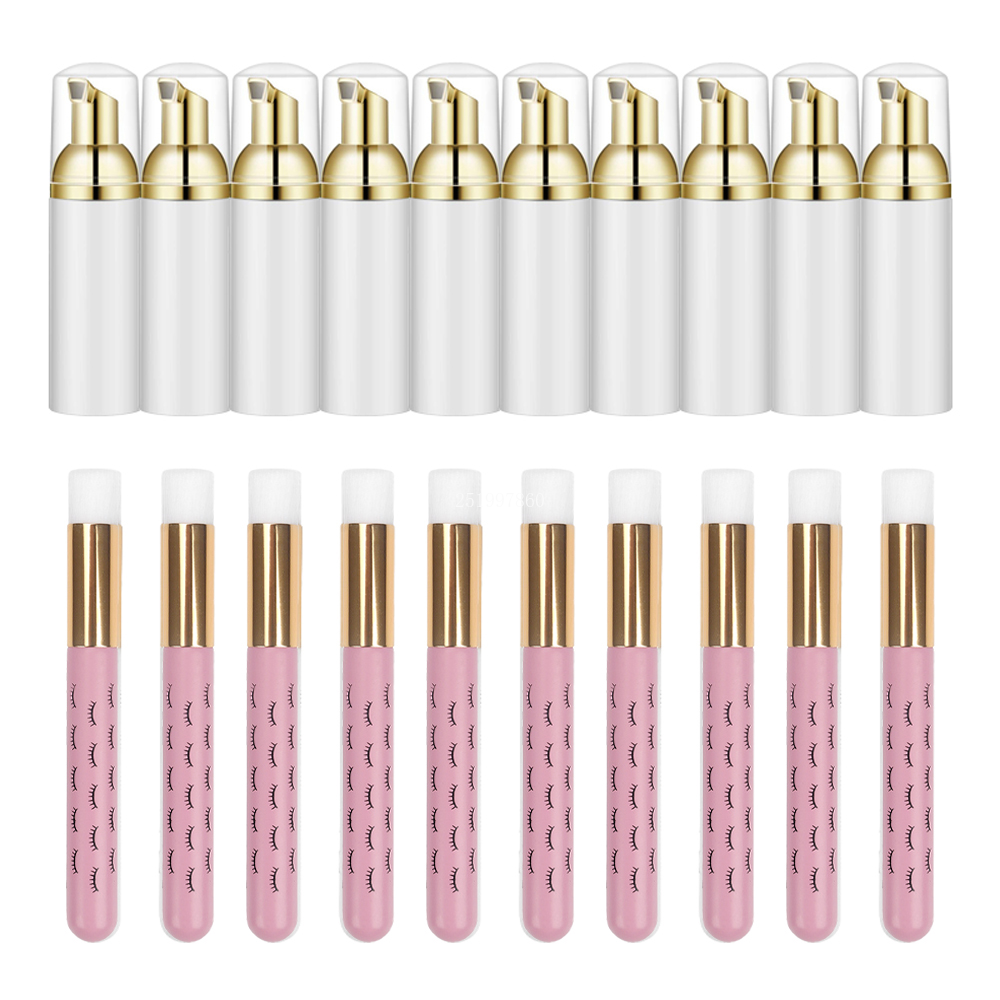 10個60ミリリットルまつげシャンプームース優しいクレンジン - Refill Eyelash Extension のレビューと価格